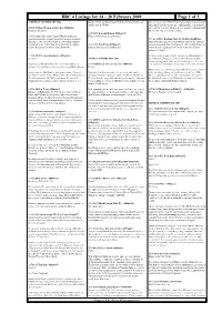BBC 4 Listings for 14 – 20 February 2009 Page 1 of 3