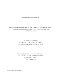 Finite Element Modelling of Shot Peening and Peen Forming Processes and Characterisation of Peened Aa2024-T351 Aluminium Alloy