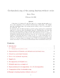 Grothendieck Ring of the Pairing Function Without Cycles