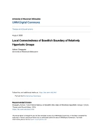 Local Connectedness of Bowditch Boundary of Relatively Hyperbolic Groups