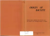Origin of Bauxite