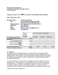 L-SOHC Request for Funding Form 1 Request for Funding Form Lessard