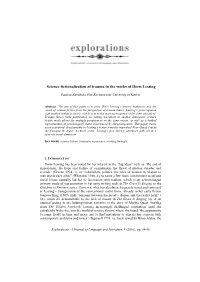 Science-Fictionalization of Trauma in the Works of Doris Lessing