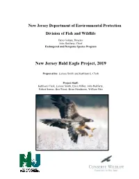 2019 NJ Bald Eagle Project Report