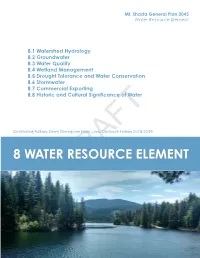 8 Water Resource Element Draft