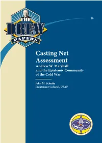 Casting Net Assessment Andrew W