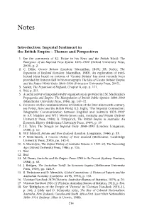 Introduction: Imperial Sentiment in the British Empire – Themes and Perspectives