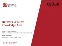 Network Security Knowledge Area
