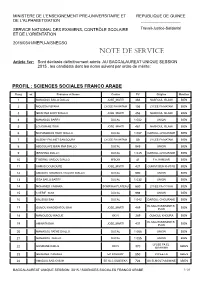 Note De Service
