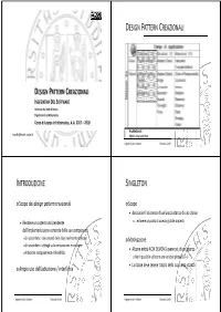 Design Pattern Creazionali
