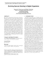 Evolving Quorum Sensing in Digital Organisms