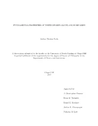 Fundamental Properties of White Dwarfs Alone and in Binaries