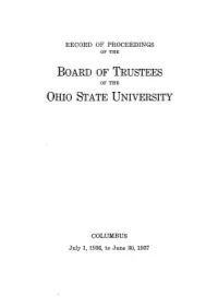 Board of Trustees Ohio State University