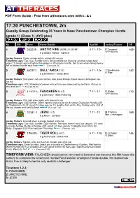 At the Races PDF FORM GUIDE