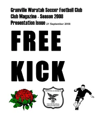 Free Kick Presentation Issue 2008