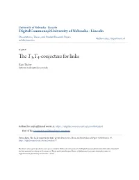 The T3,T4-Conjecture for Links
