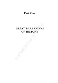 Chapter 1 Attila The