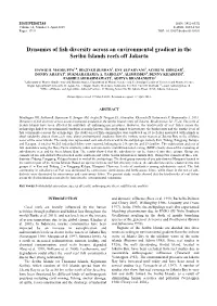 Dynamics of Fish Diversity Across an Environmental Gradient in the Seribu Islands Reefs Off Jakarta