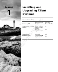Installing and Upgrading Client Systems