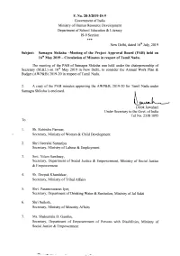 PAB) Held on L6th May 2019 - Circulation of Minutes in Rcspect of Tamil Nadu