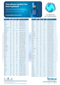 Your Phone Number Has Been Updated!