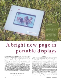 A Bright New Page in Portable Displays