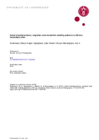 Andreasen Et Al 2017 Danish Journal of Geography Accepted Version Apr2017