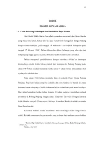 Bab Ii Profil Buya Hamka
