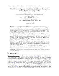 Blind Schnorr Signatures in the Algebraic Group Model
