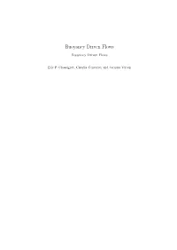 Buoyancy Driven Flows