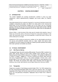 Chapter 6 Existing Environment 6.1