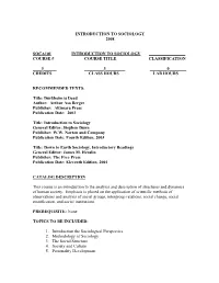 Course # Course Title Classification ___3