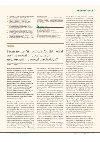 From Neural 'Is' to Moral 'Ought'