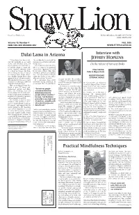 Practical Mindfulness Techniques Dalai Lama in Arizona