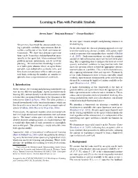 Learning to Plan with Portable Symbols