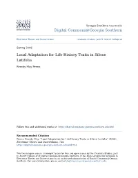 Local Adaptation for Life-History Traits in Silene Latifolia