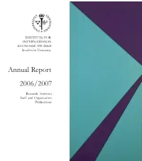 Annual Report 2006/2007