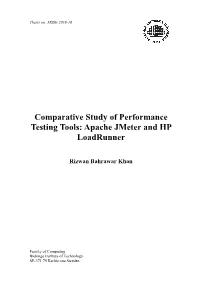Comparative Study of Performance Testing Tools: Apache Jmeter and HP Loadrunner