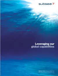 Leveraging Our Global Capabilities