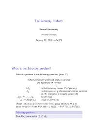The Schottky Problem