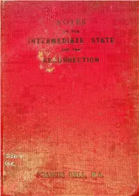 Notes on Intermediate State & Resurrection