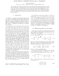 Scalar Mesons in Radiative Decays and Π-Π Scattering ∗
