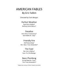 AMERICAN FABLES by Eric Fallen