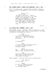 Ashes to Ashes - Episode 1 - Shooting Script: PEACH - 31/08/07 1