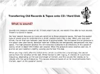 Transferring Old Records & Tapes Onto CD / Hard Disk What Is Sound?