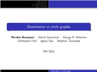 Domination in Circle Graphs