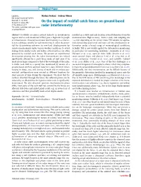 On the Impact of Rockfall Catch Fences on Ground-Based Radar Interferometry