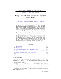 Simplicity of Skew Generalized Power Series Rings