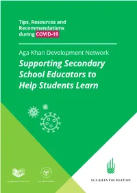 Supporting Secondary School Educators to Help Students Learn