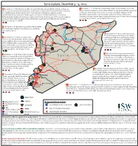 Syria SITREP MAP 2014-12-02
